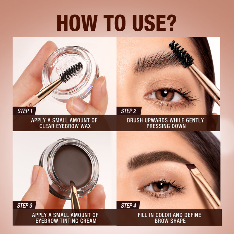 O.TWO.O 2 IN 1 Eyebrow Wax Brow Cream Eyebrow Enhancer Supplier