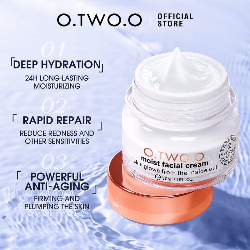 O.TWO.O Skin Care Day Cream Moist Facial Cream Moisturizing Refreshing Day Cream