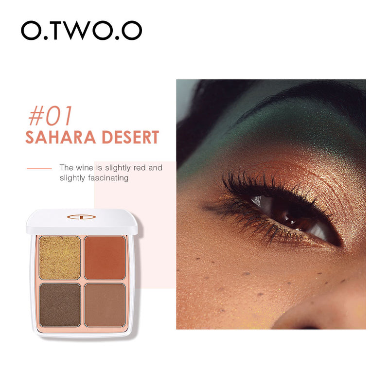 O.TWO.O Morocco series 4 color Eye Shadow Matte & Shimmer color
