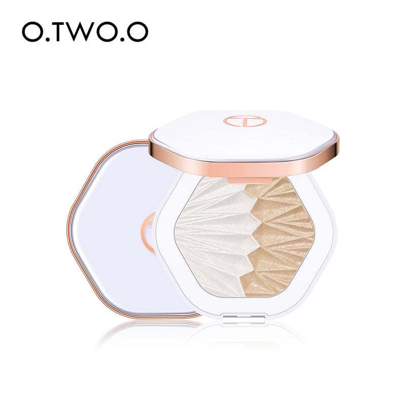 O.TWO. O Beauty Glowing Highlight 2 IN 1 Makeup High Quality Illuminating Highlighter Pressed Powder