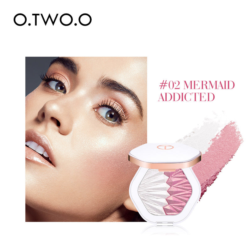 O.TWO. O Beauty Glowing Highlight Makeup High Quality Illuminating Pressed Powder