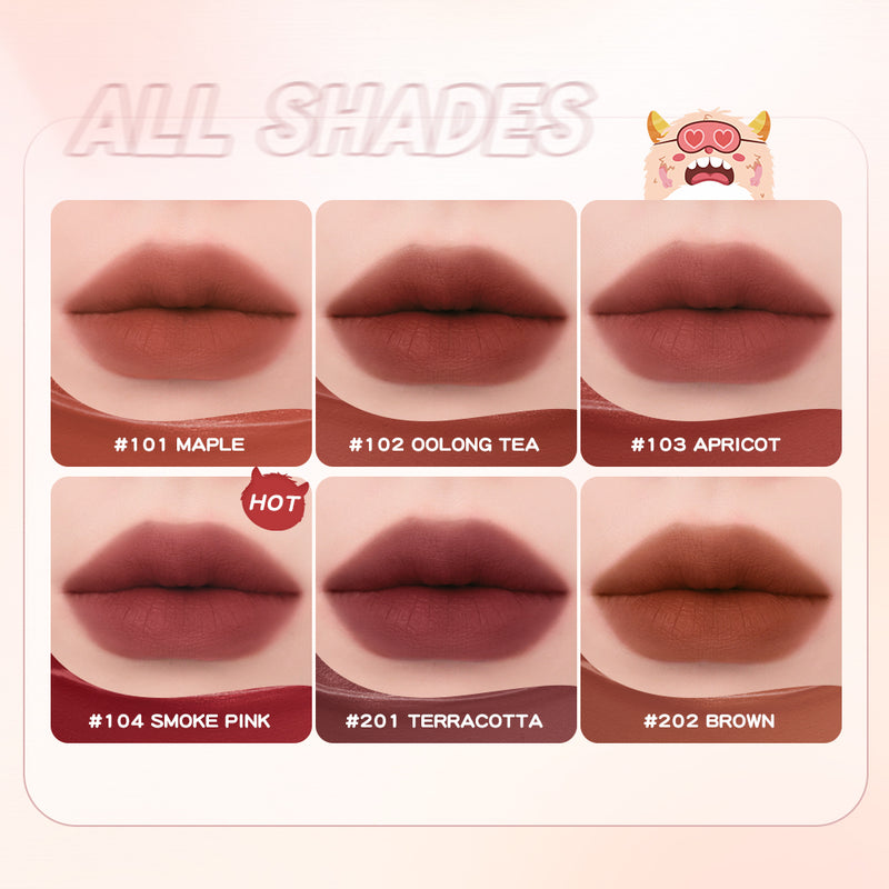 Banxeer Lipgloss 12 Color Matte Lip Mud Smooth Soft Lipstick