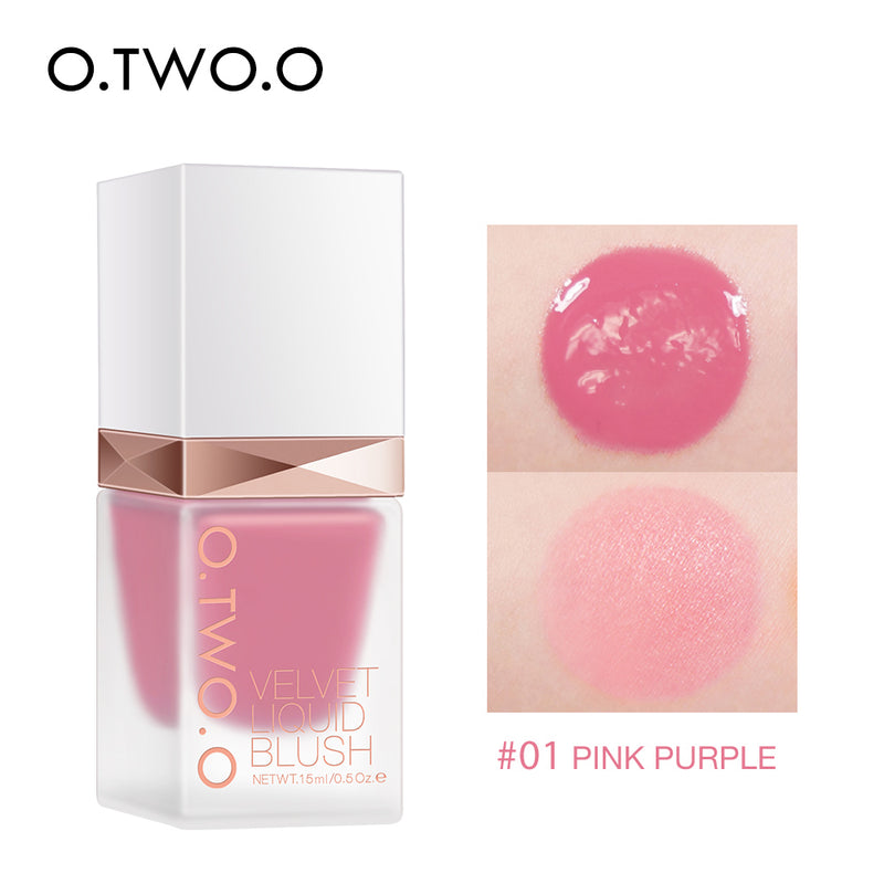 O.TWO.O NEW ARRIVAL 4 COLORS LIQUID BLUSHER