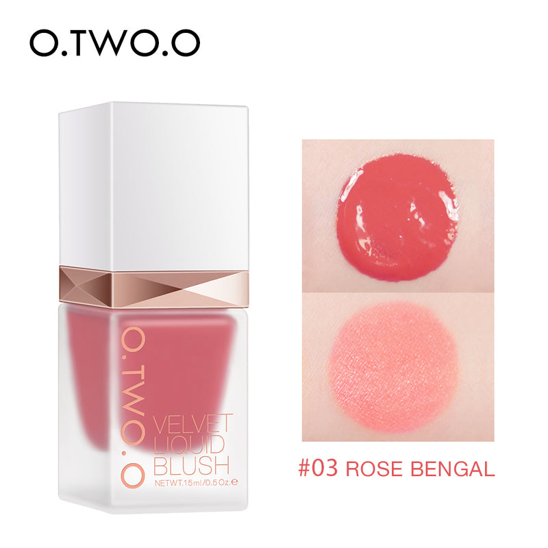 O.TWO.O NEW ARRIVAL 4 COLORS LIQUID BLUSHER