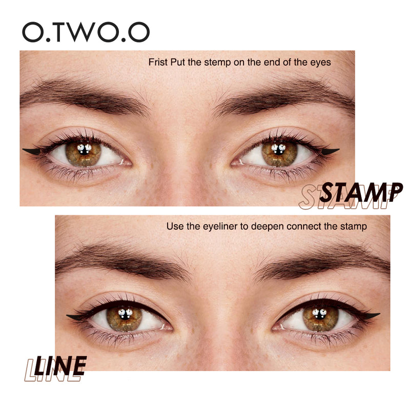 O.TWO.O New Arrival Stamp Eyeliner with Sponge Head Big Eyeliner