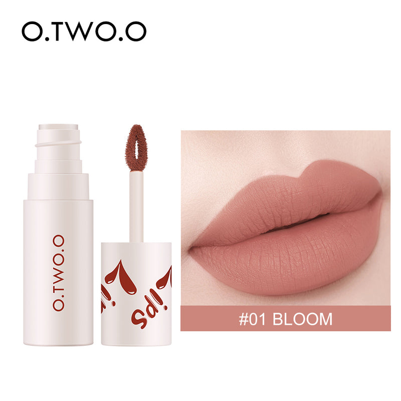 O.TWO.O New Velvet Matte Lip Cheek Mud High Pigment Long Lasting Lipstick Mud
