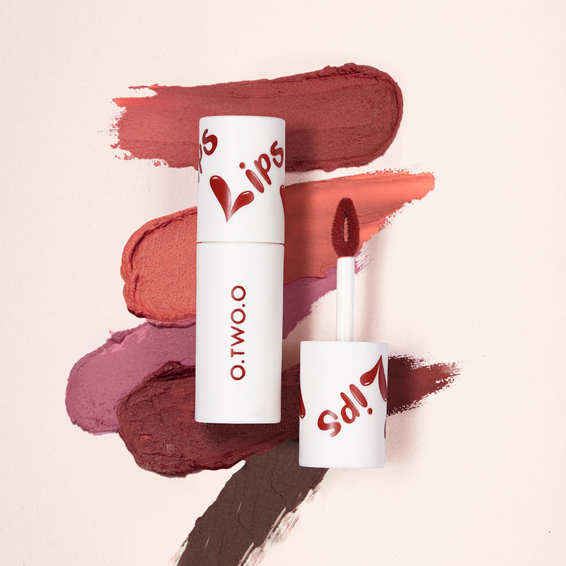 O.TWO.O New Velvet Matte Lip Cheek Mud High Pigment Long Lasting Lipstick Mud