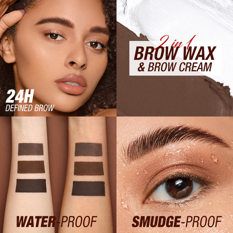 O.TWO.O 2 IN 1 Eyebrow Wax Brow Cream Eyebrow Enhancer Supplier