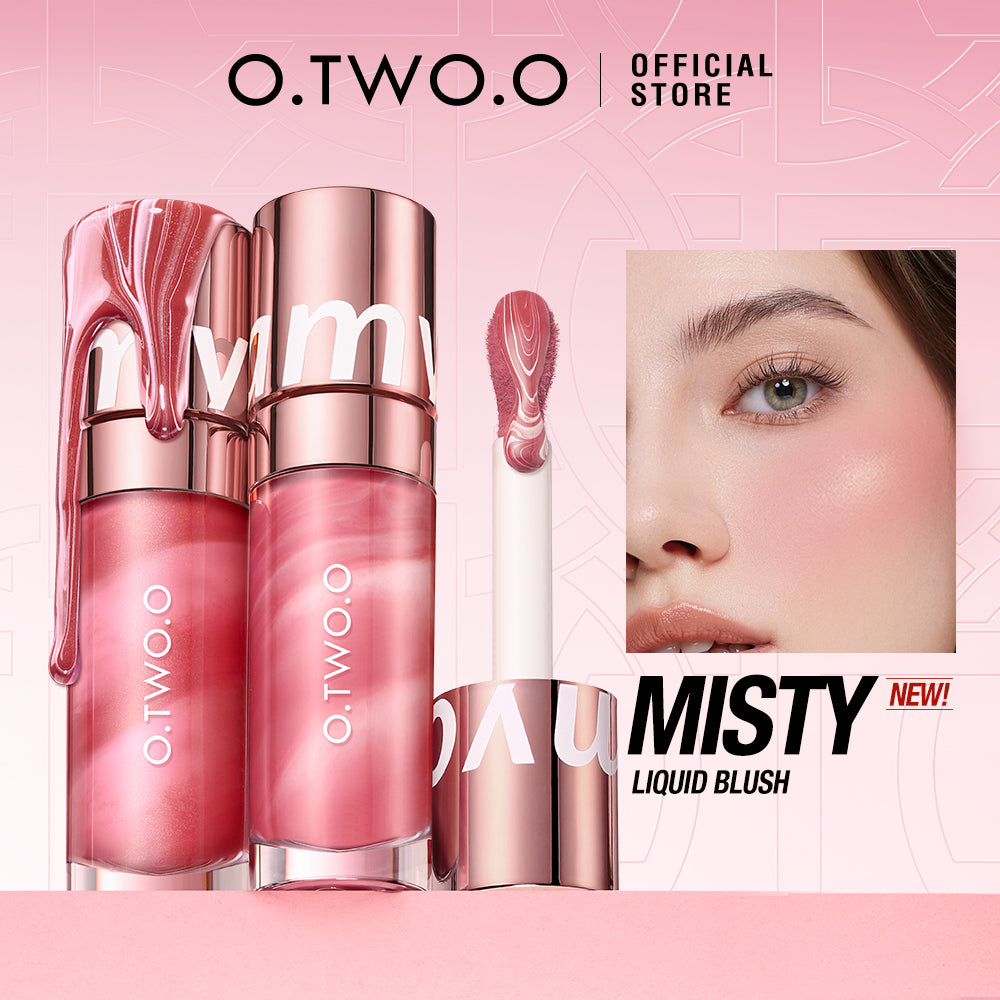 02 Otwo O.TWO.O 2024 New Marble Texture Natrual Color Lasting Liquid Blush