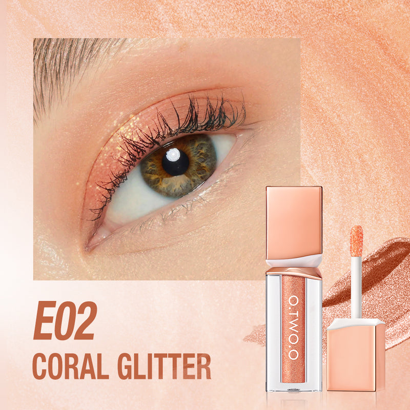 O.TWO.O Liquid Eeyshadow Matte Finish Glitter Eye Makeup OEM