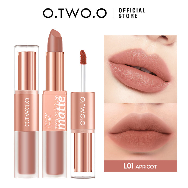 O.TWO.O  2 in 1 Lipstick Double Head Lipstick and Lip Mud