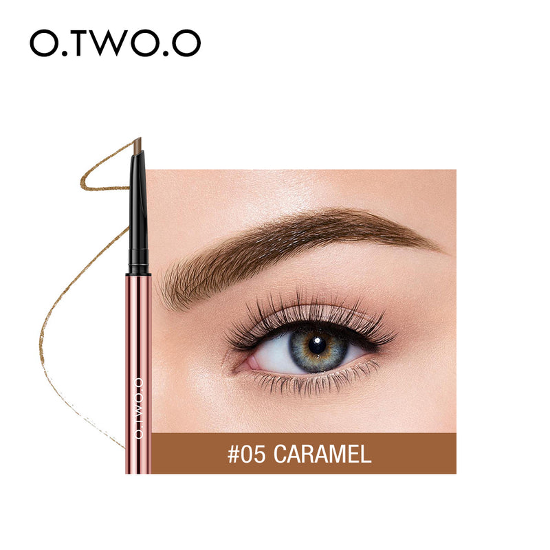 O.TWO.O High Quality Waterproof Precise Brow Definer 6 Colors Fine Triangle Eyebrow Pencil