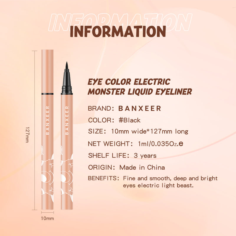 Banxeer Eyeliner Pen Black Eye Makeup Pencil