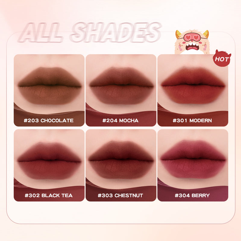 Banxeer Lipgloss 12 Color Matte Lip Mud Smooth Soft Lipstick