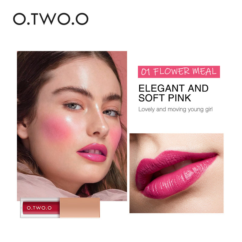 O.TWO.O Lip and Cheek Tint Long Lasting Mini Lip Tint Liquid Lipstick