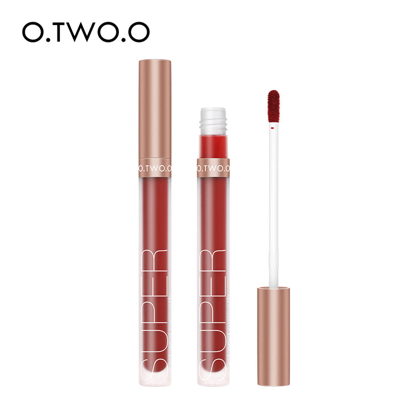 O.TWO.O 12 Colors Matte Waterproof Long Lasting Nude Liquid Lipstick Velvet Texture Lipgloss
