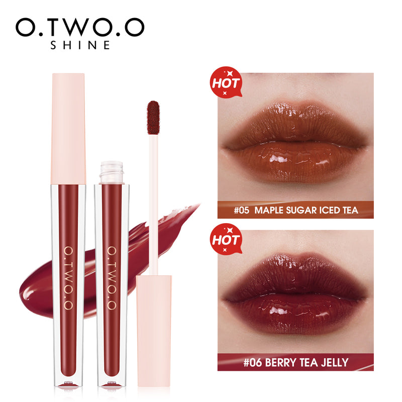 O.TWO.O SHINE Series 6 Colors Mirror and Smooth Lip Glaze