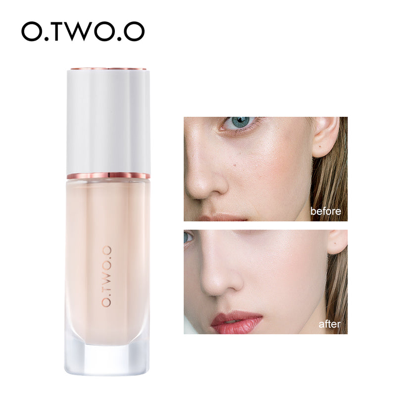 O.TWO.O High Concealer Moisturize Liquid Foundation with 4 colors