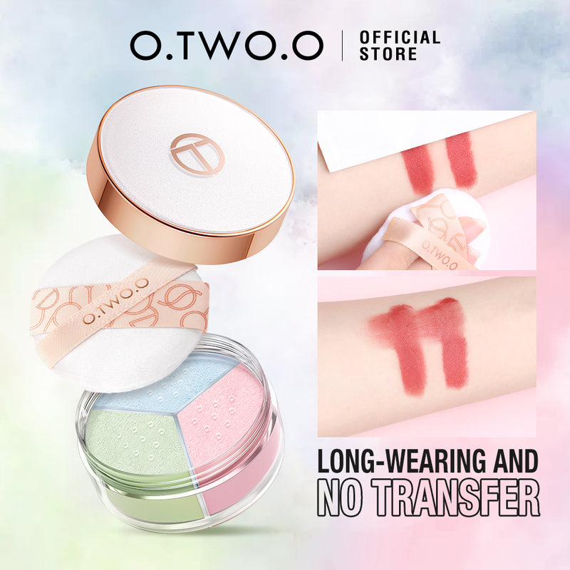O.TWO.O New Arrival Face Setting Powder 3 Color Fine Powder Oil Control Makeup Loose Powder
