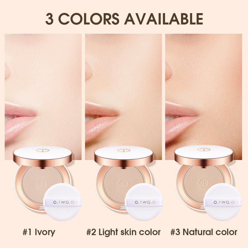 O.TWO.O New Arrival Matte and Silky White Case Pressed Setting Powder