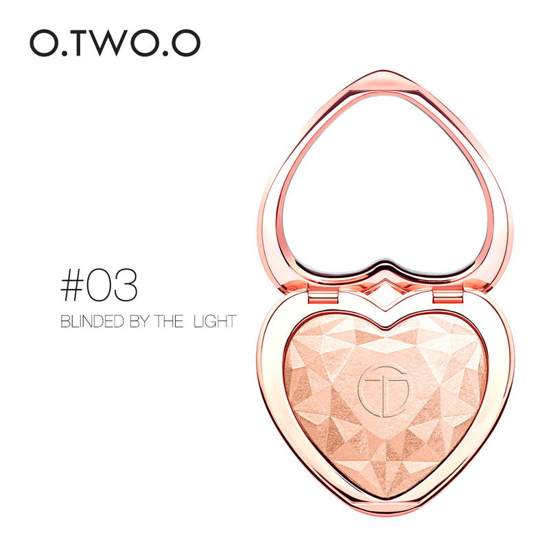 O.TWO. O 5 Colors Facial Glowing Illuminator Powder Bronzer Highlighter Makeup