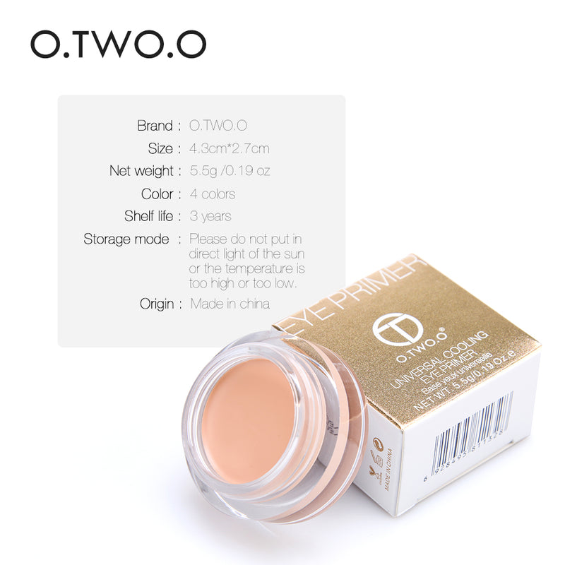 O.TWO.O 4 Colors Eyeshadow Base Eye Primer Full Coverage Concealer Cream
