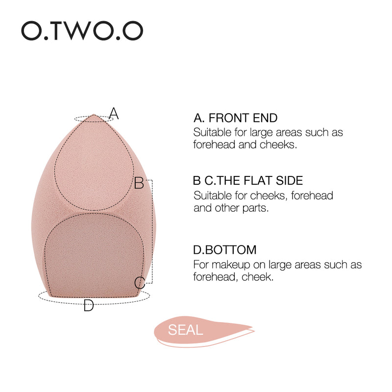 O.TWO.O Makeup Puff Set 5 pcs with different shape makeup puff