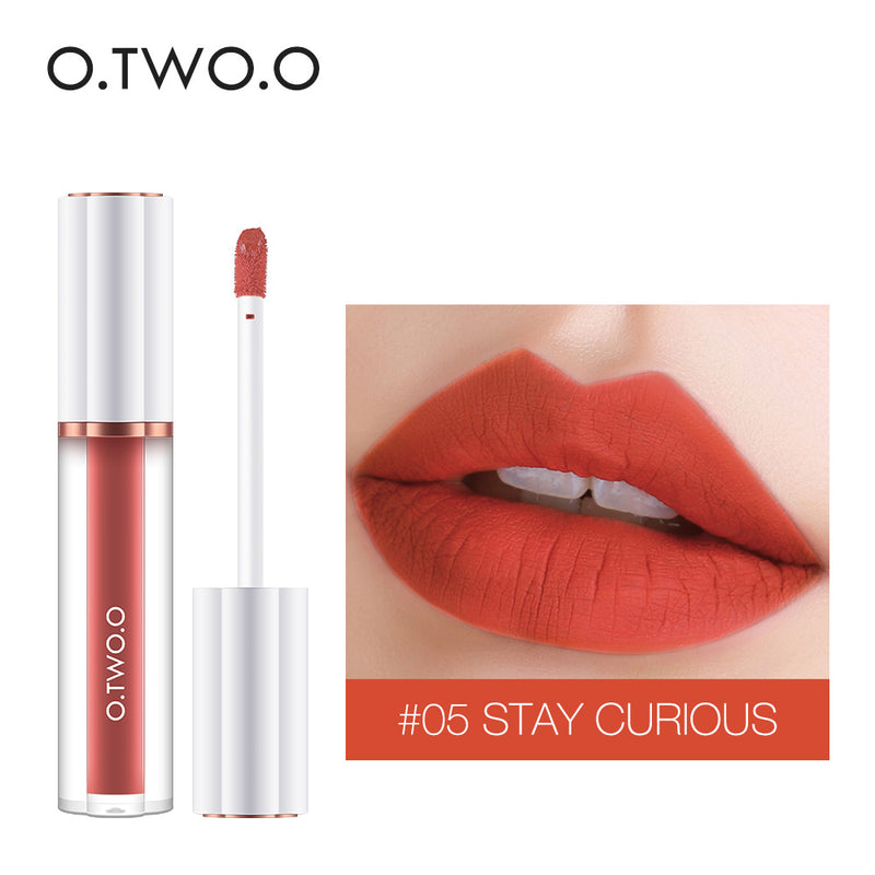 O.TWO.O 12 Colors Cruelty Free Matte Liquid Lipstick Velvet Lipgloss