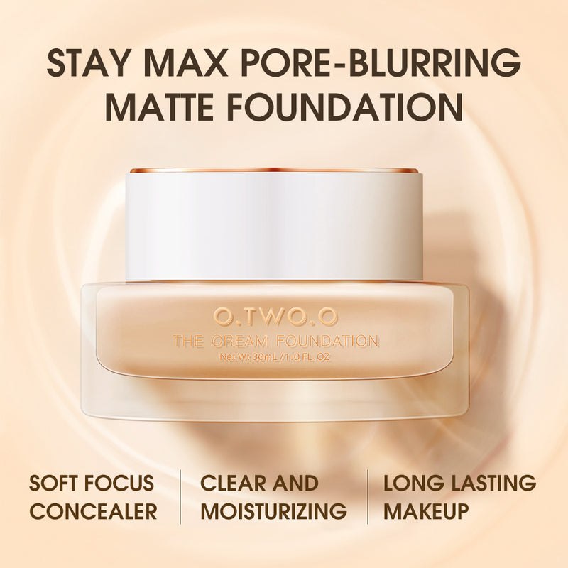 O.TWO.O New Arrival Cream Foundation with Skin Care founction
