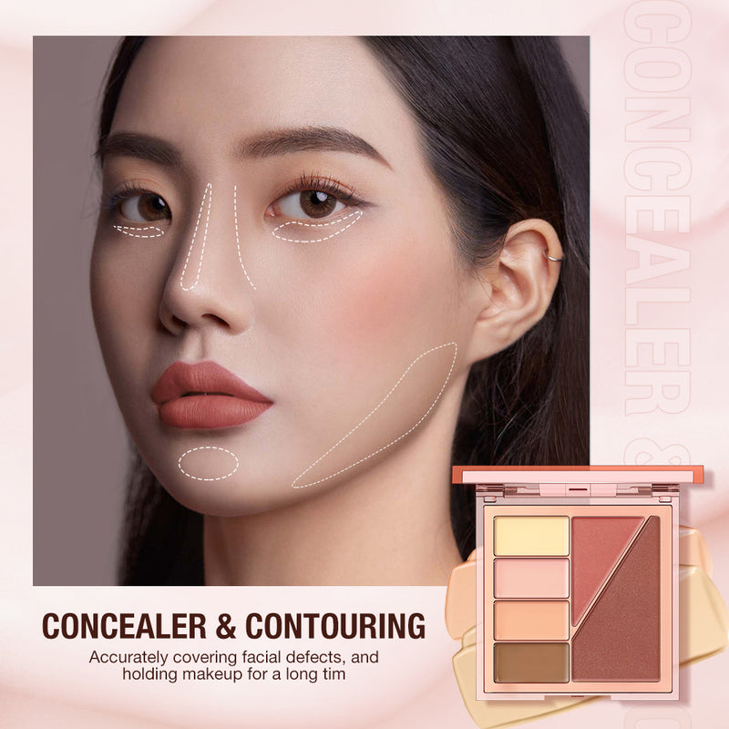 O.TWO.O New Makeup Pallete Of Concealer Contour Blush Cream
