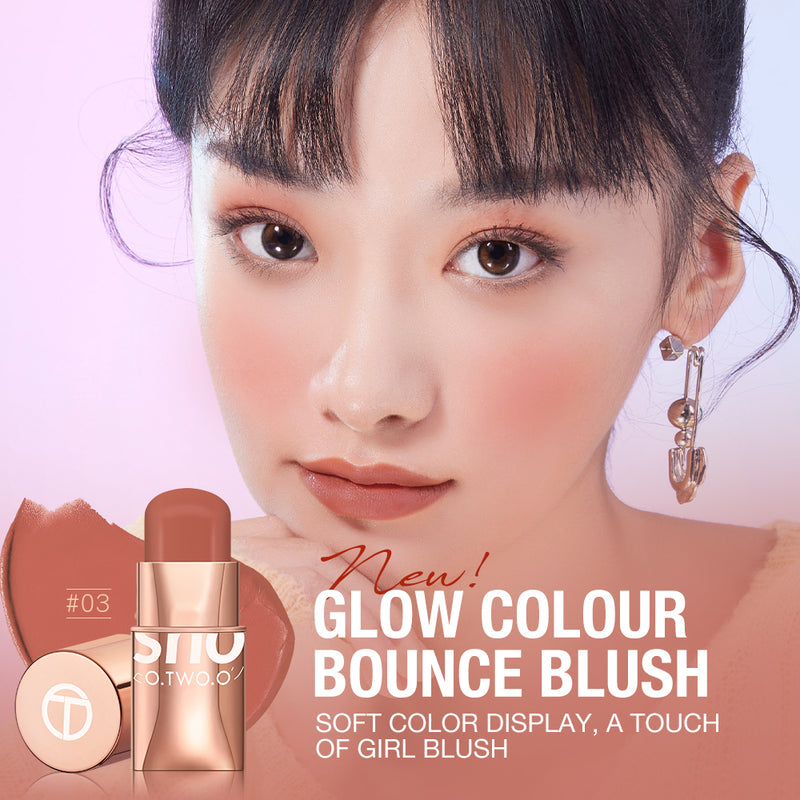 O.TWO.O New Arrival 8 Colors High Pigment Hot Sale Blush Stick