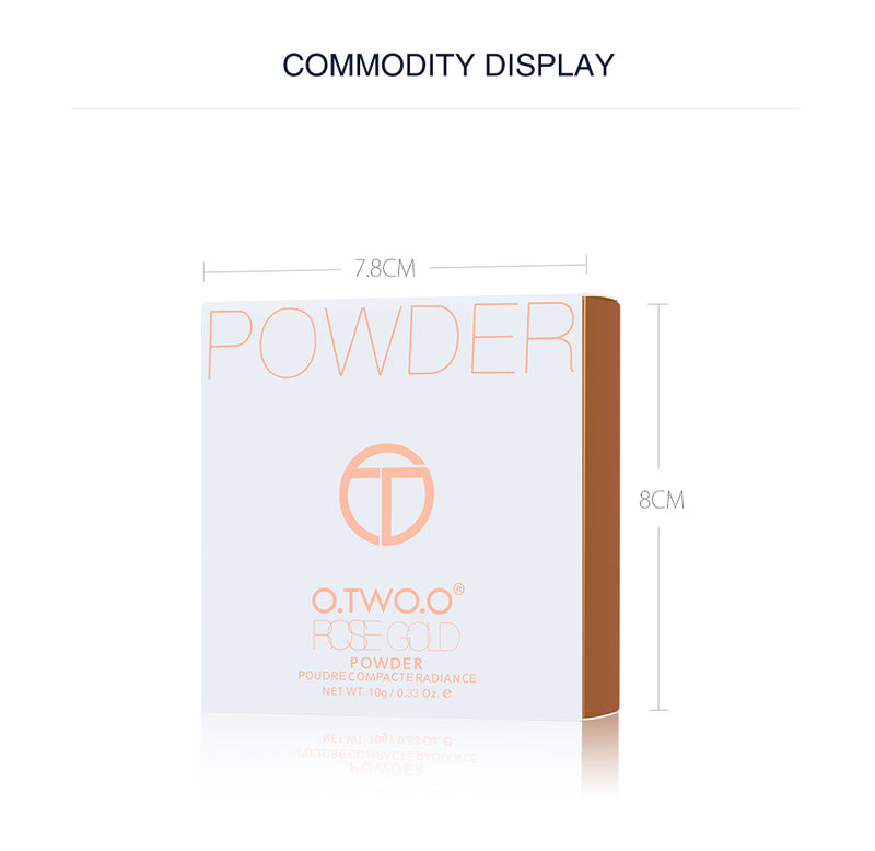 O.TWO.O Face Makeup Natural Look Perfect Light Pressed Powder Matte Long lasting Powder