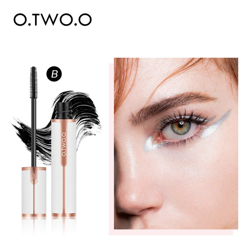 O.TWO.O  Hot sales Waterproof 3D silk fiber mascara with white leather tube design