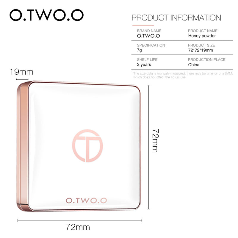 O.TWO.O New Arrival High Quality Light Silky Smooth Pressed Powder