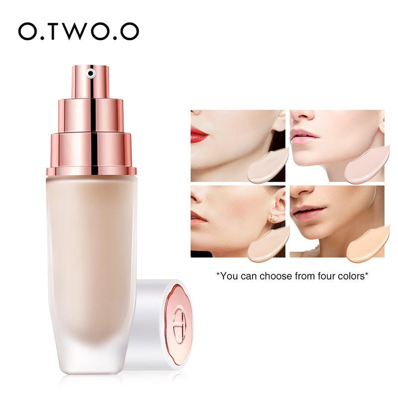 O.TWO.O Waterproof Long Lasting Oil Control Moisturizing Full Coverage Liquid Foundation Concealer